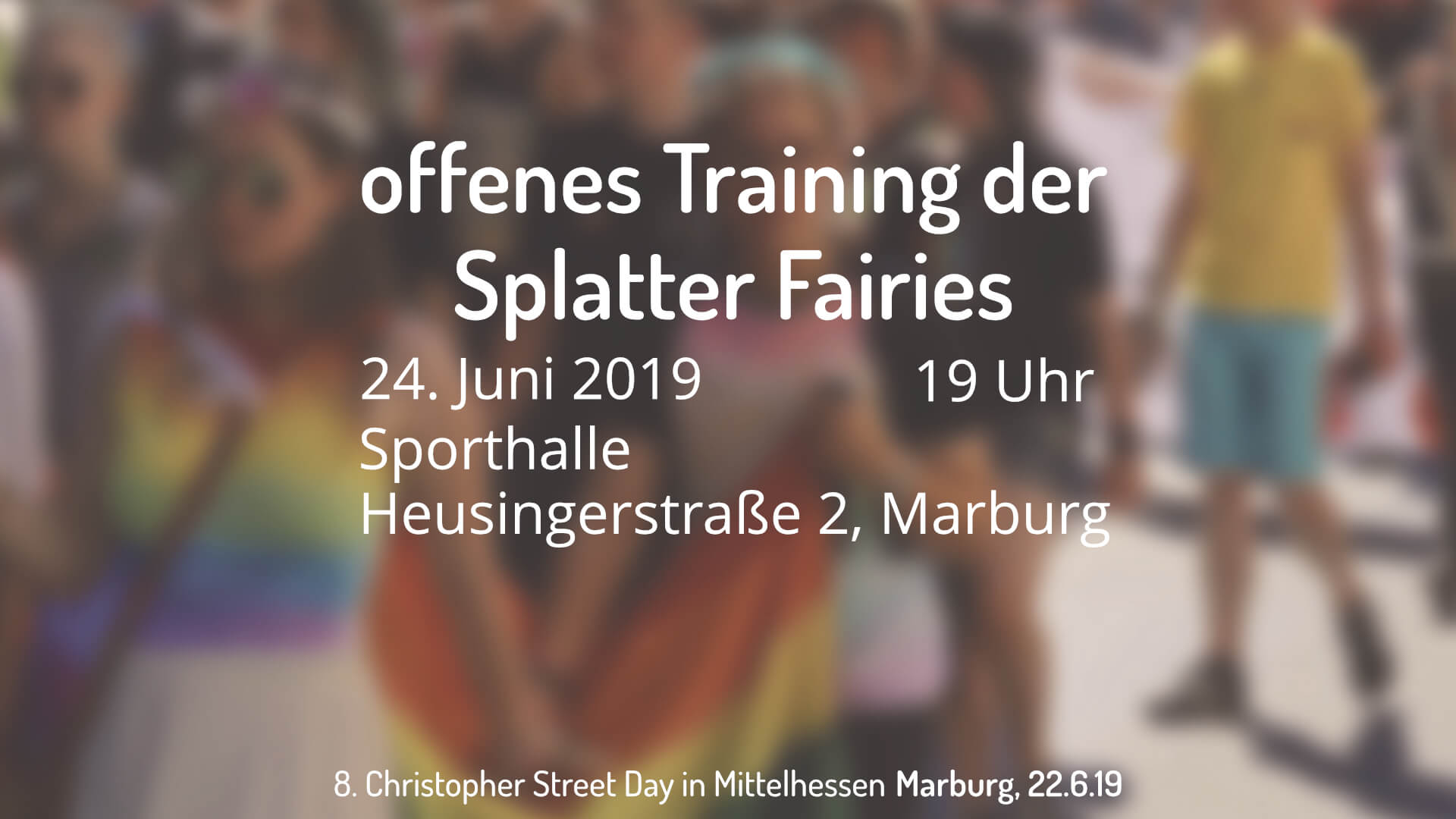 Splatter Fairies - Offenes Training